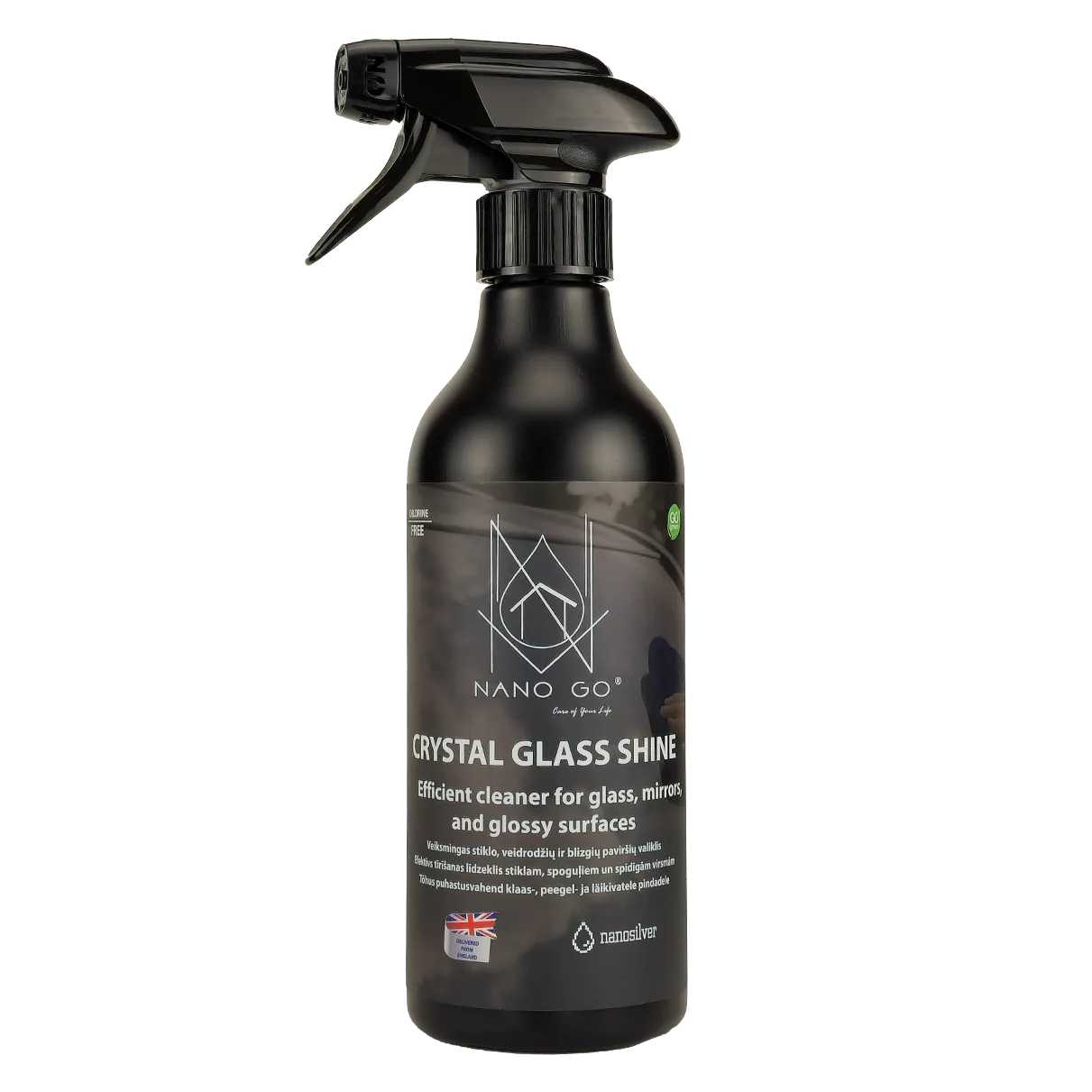 Stiklo ir blizgių paviršių valiklis