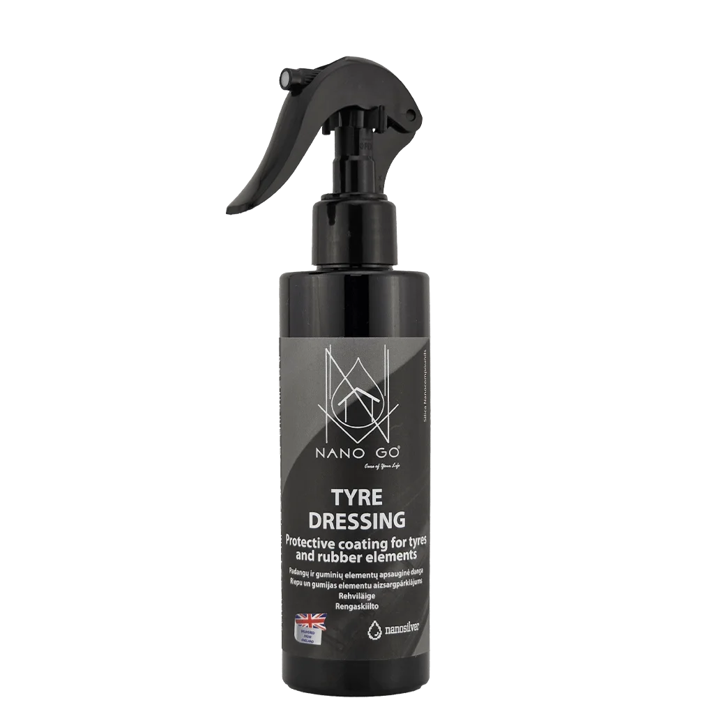 Padangų gumos juodinimo priemonė matinė nano danga